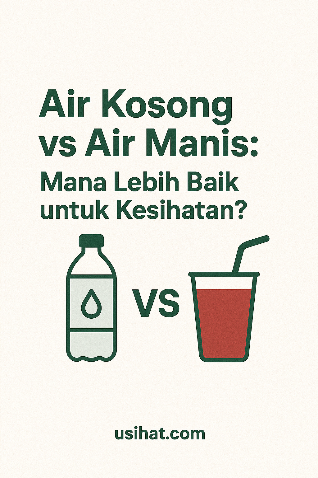 Air Kosong vs Air Manis: Mana Lebih Baik untuk Kesihatan?