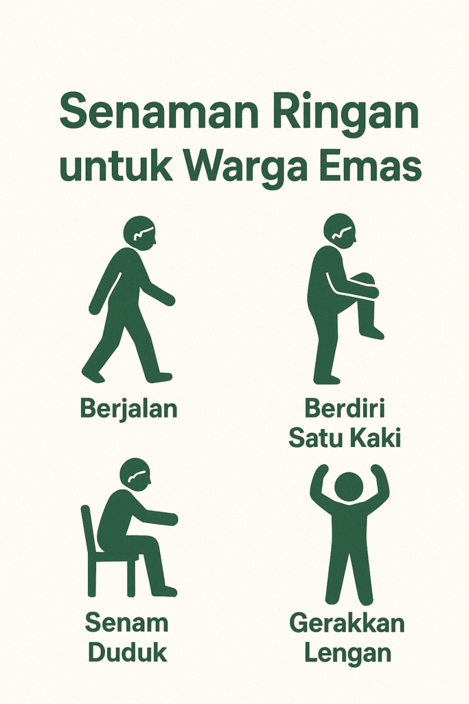 Senaman/Exercise Ringan untuk Warga Emas