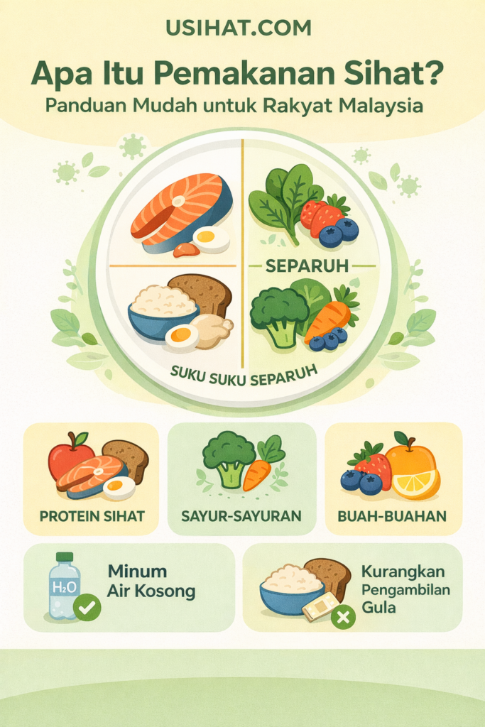 Apa Itu Pemakanan Sihat? Panduan Mudah untuk Rakyat Malaysia